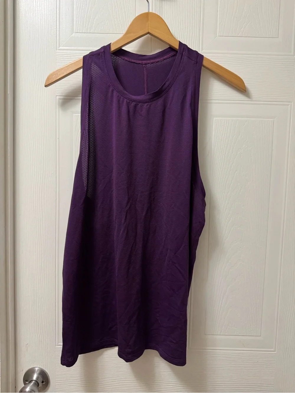 lululemon athletica Deep Purple Mesh-Panel Tank Top